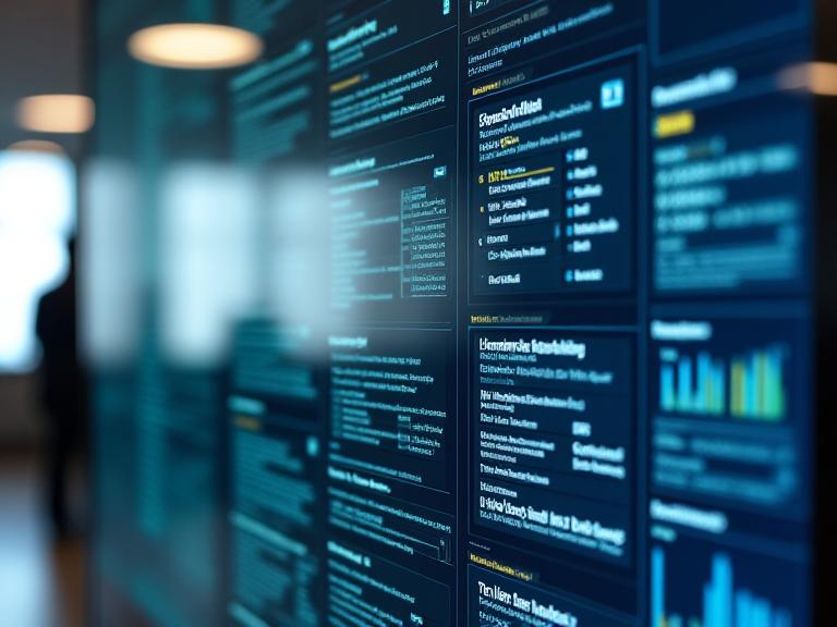 AI news aggregation dashboard showing curated intelligence